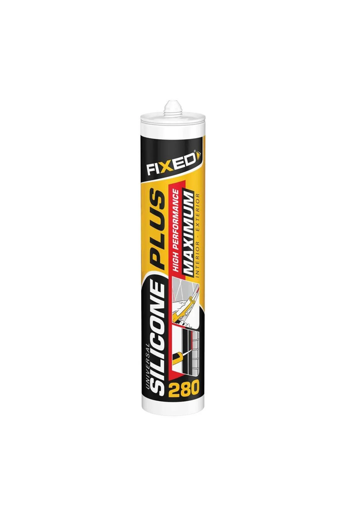 Fıxed F-280 Genel Amaçlı Siyah Silikon (280 Gr)