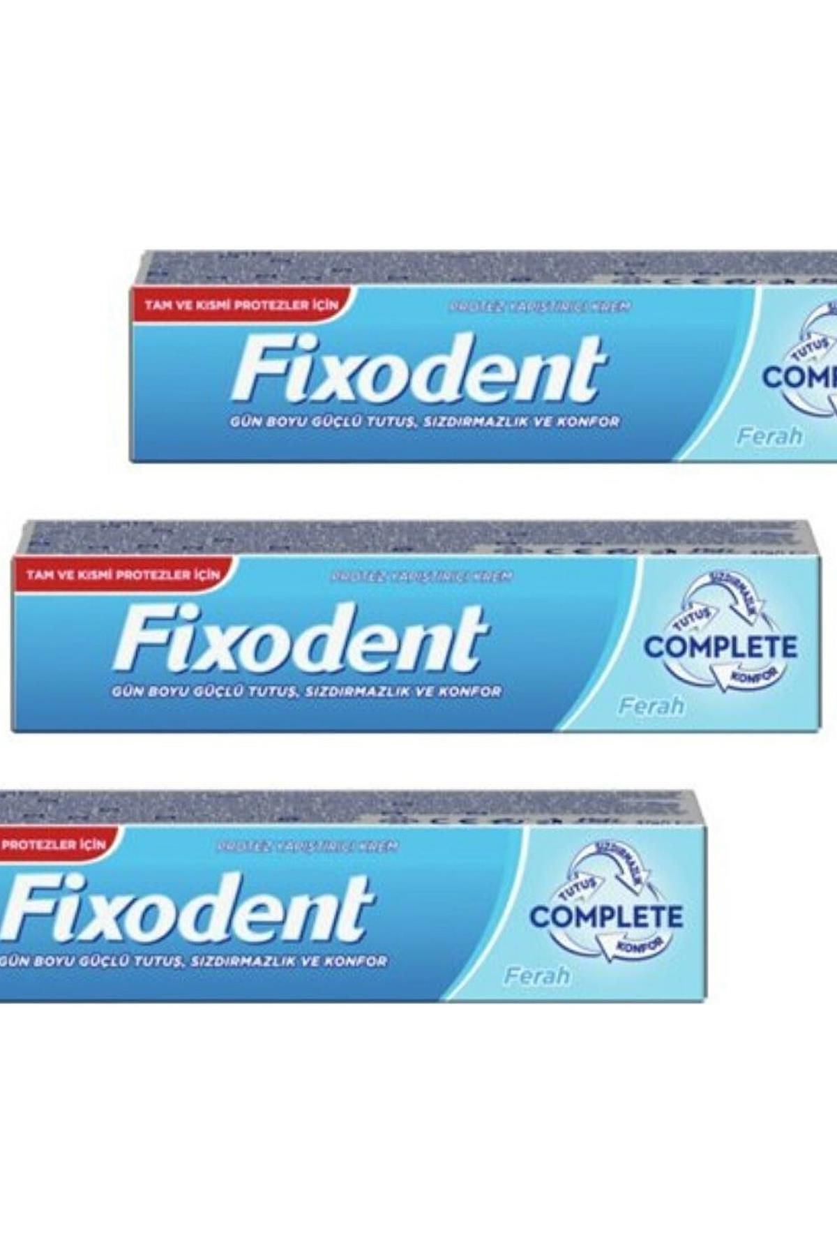Fixodent Fıxodent Complate Fresh 47 Gr 3'Lü