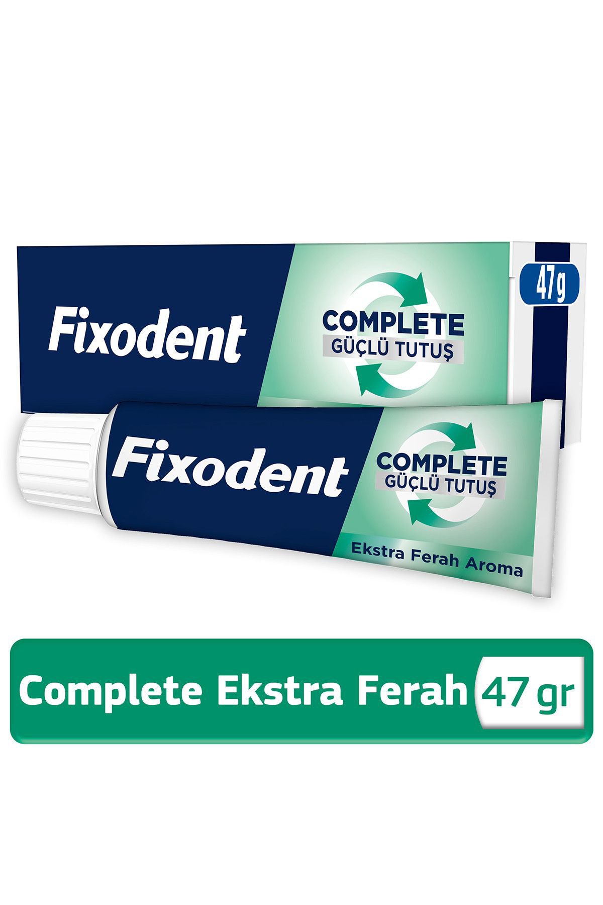 Fixodent  Diş Protez Yapıştırıcı Krem Complete Ekstra Ferah 47 Gr
