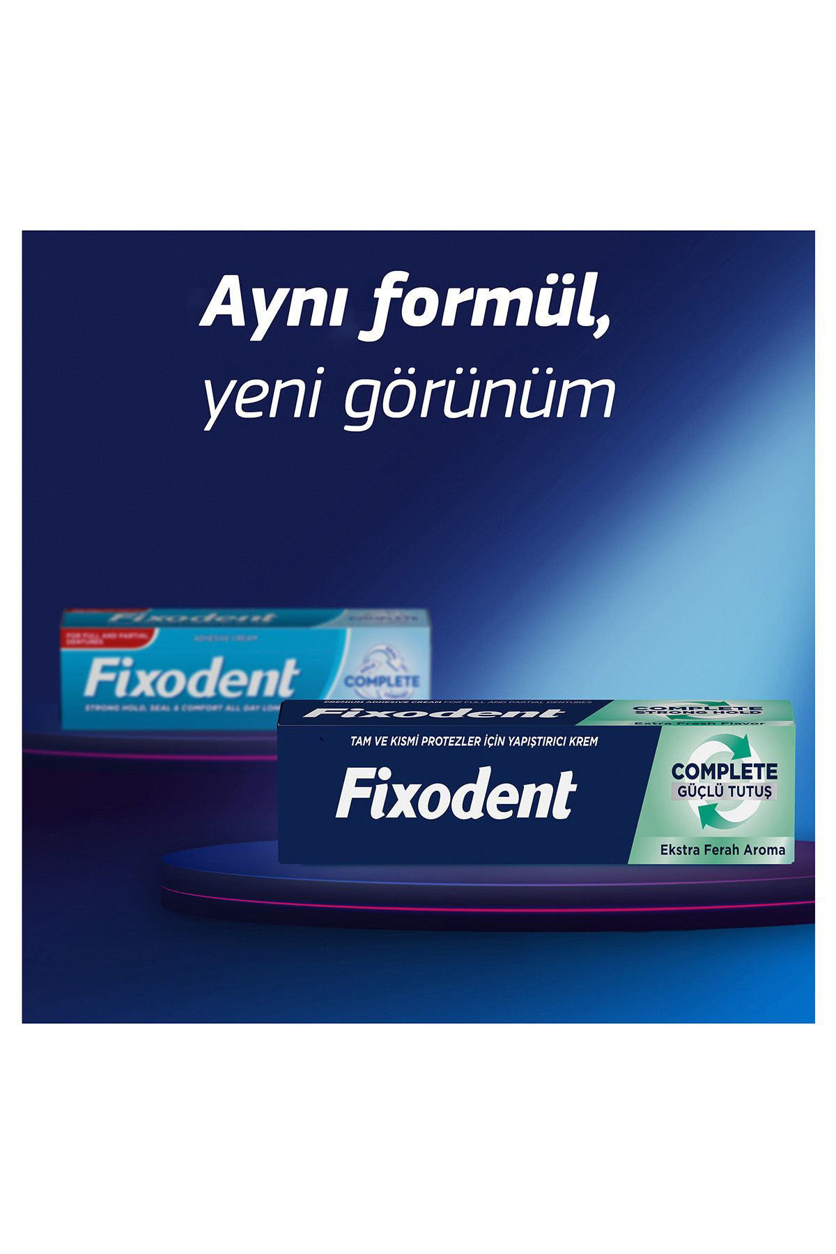 Fixodent  Diş Protez Yapıştırıcı Krem Complete Ekstra Ferah 47 Gr