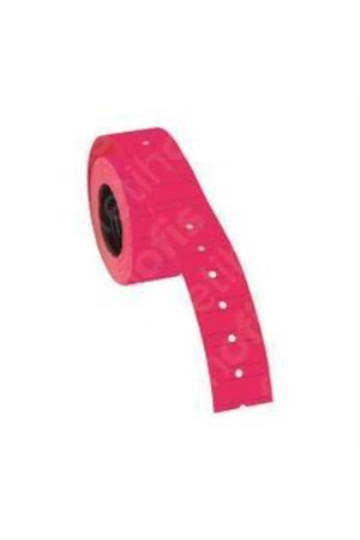 Fiyat Etiketi Çizgili 12x21 Fosforlu Pembe
