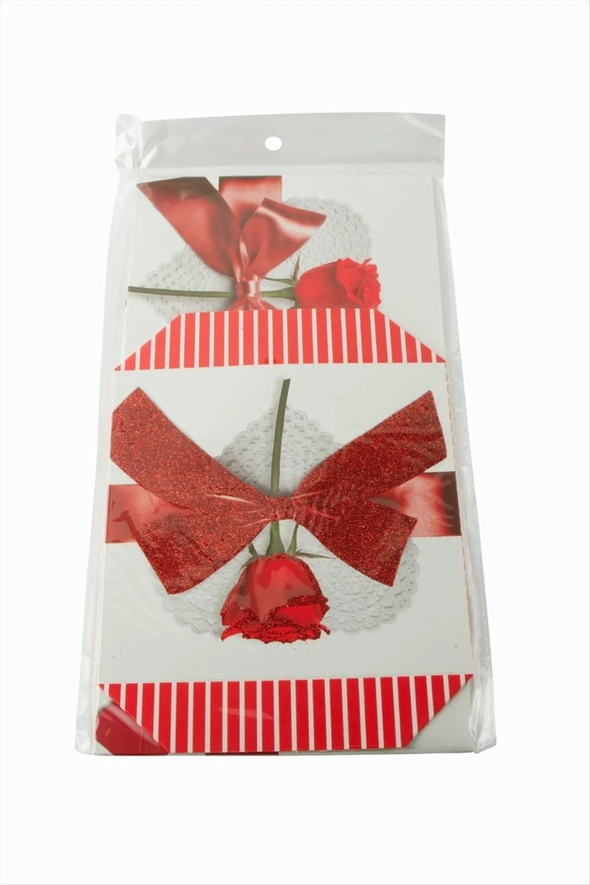Fiyong Gül Simli Kare Hediyelik Kutu 15 cm
