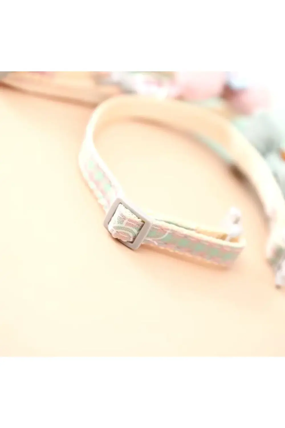 Fiyonklu Kedi Tasması - Çok Hafif - Ayarlanabilir Küçük Evcil Köp