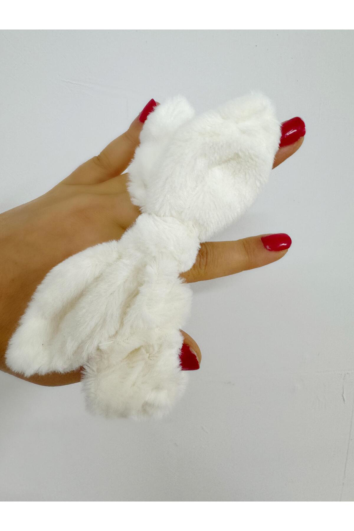 fiyonklu peluş simit toka
