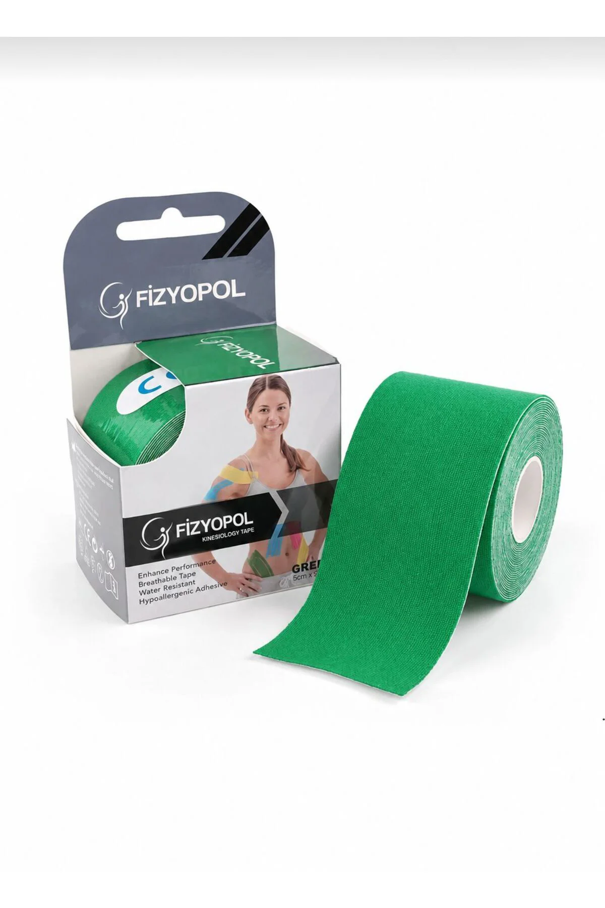 FİZYOPOL New Product Kinezyo Tape Band 5 Metre X 5 Cm Koyu Yeşil Renk Kinesio Sporcu Bandı,Ağrı Bandı Fiyatı, Yorumları ve Özellikleri