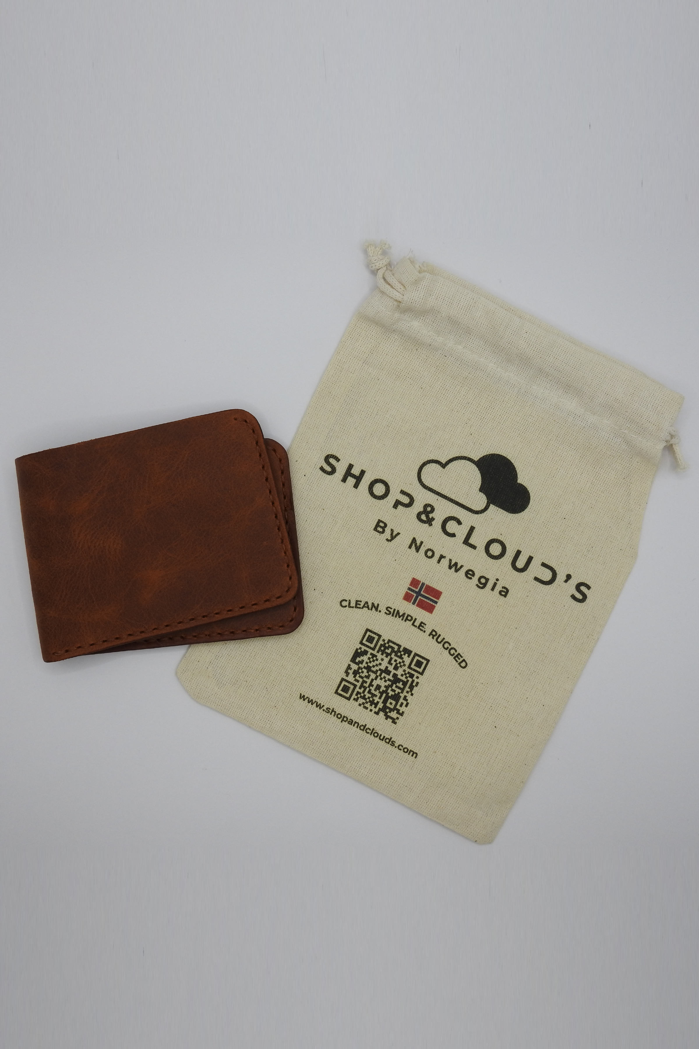 Norwegia Fjord - %100 Hakiki Deri El Yapımı Erkek Cüzdan - Camel