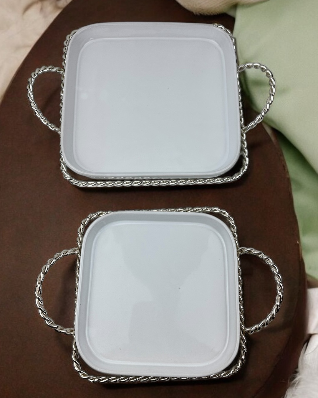 Fjord Dekoratif Söz Nişan Tepsisi