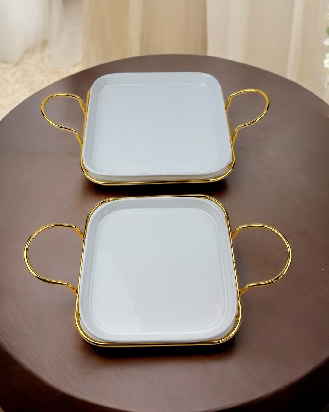 Fjord Dekoratif Söz Nişan Tepsisi