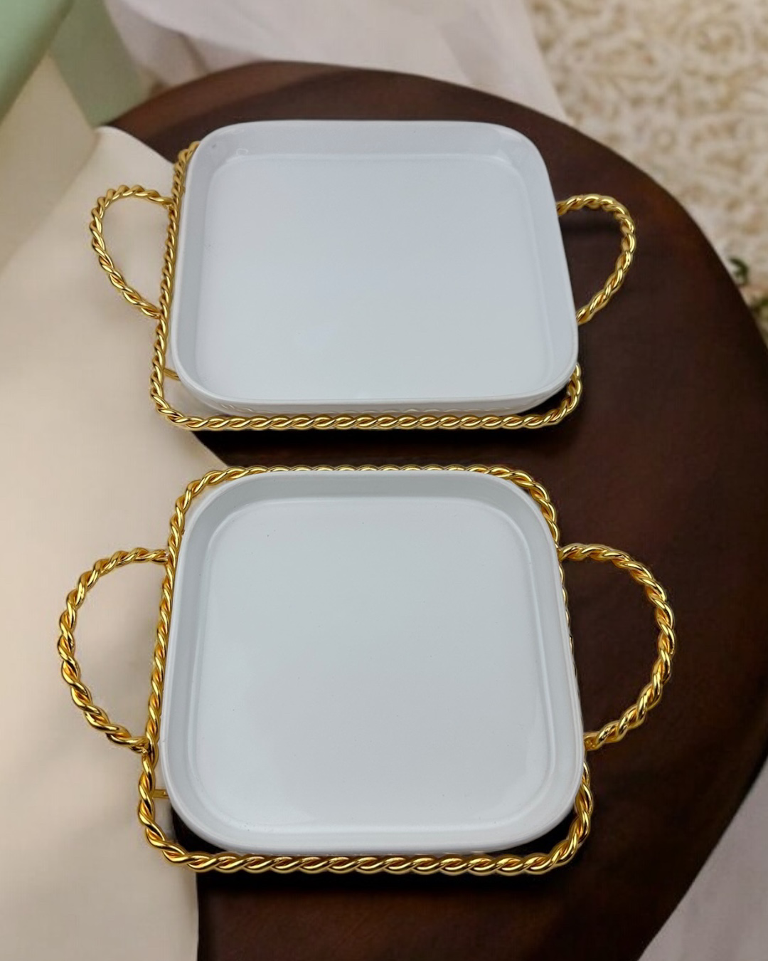 Fjord Dekoratif Söz Nişan Tepsisi