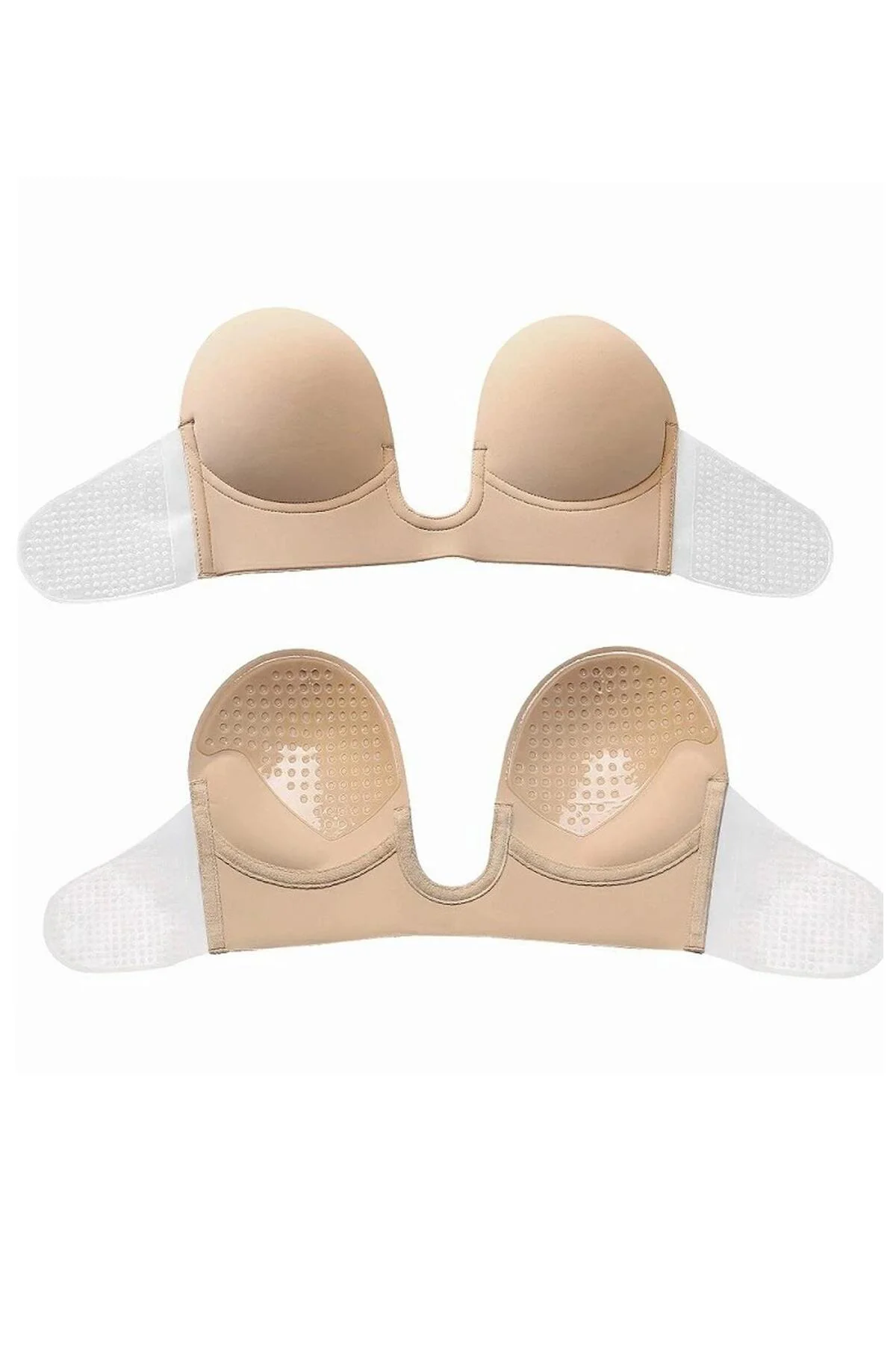 F.K. Lingerie Kadın Push Up Görünmez Kendinden Yapışkanlı Hayalet Büstiyer Sütyen 1309