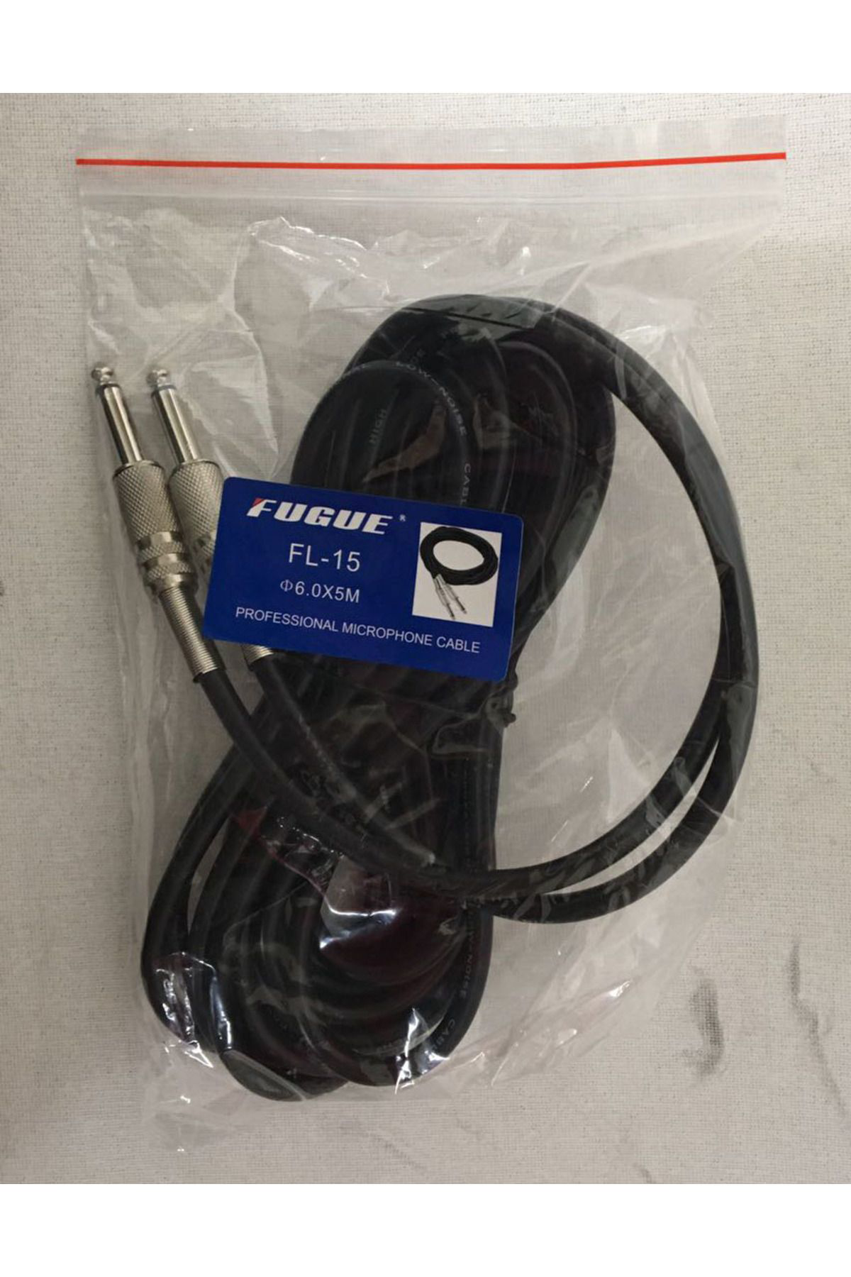 Fugue Fl-15 Gitar Kablosu 5 Metre , Fl-15, Gitar Kablosu 5 Metre