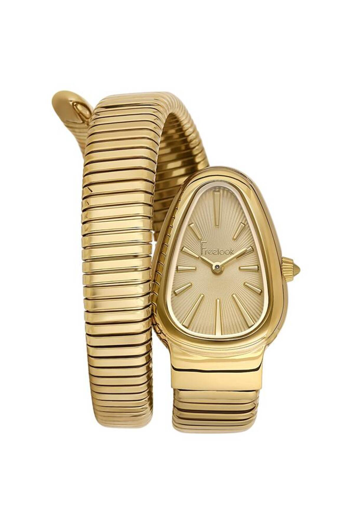 FL.1.10422.7 YILANLI MODEL GOLD RENK KADIN KOL SAATİ
