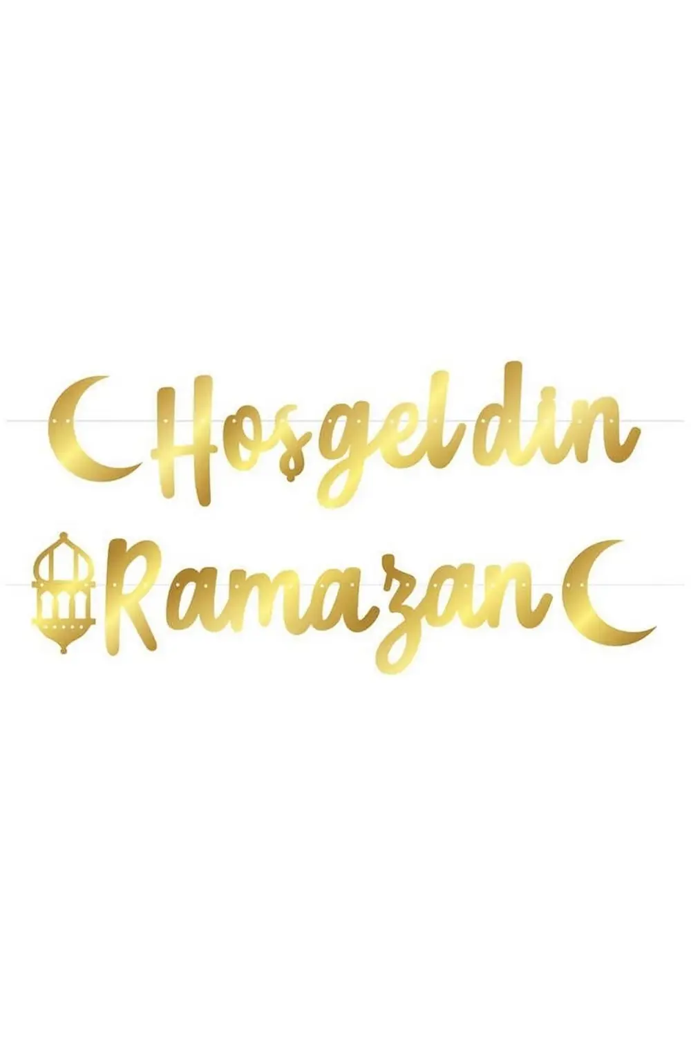 Flama Hoşgeldin Ramazan Metalize Altın