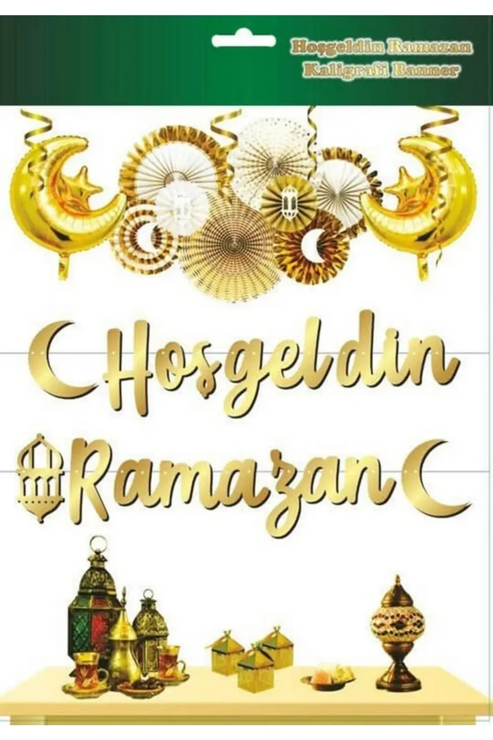 Flama Hoşgeldin Ramazan Metalize Altın
