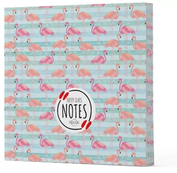 Flamingo 1 - Çizgisiz Yan Boyamalı Defter Flamingo 1 - Çizgisiz Yan Boyamalı Defter