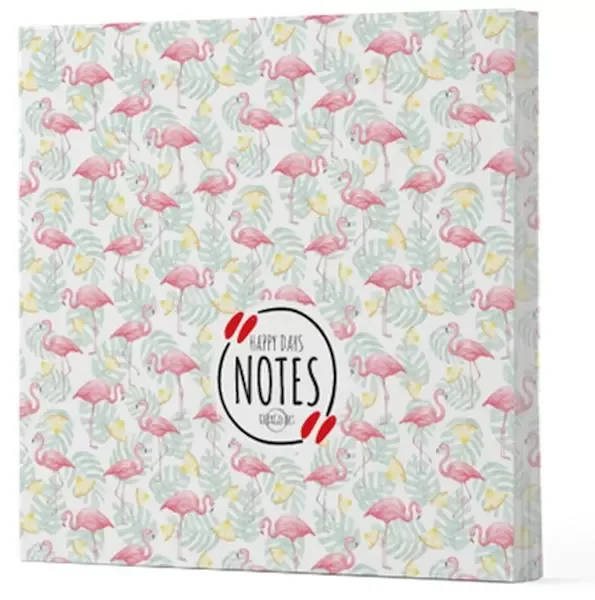 Flamingo 3 - Çizgisiz Yan Boyamalı Defter Flamingo 3 - Çizgisiz Yan Boyamalı Defter