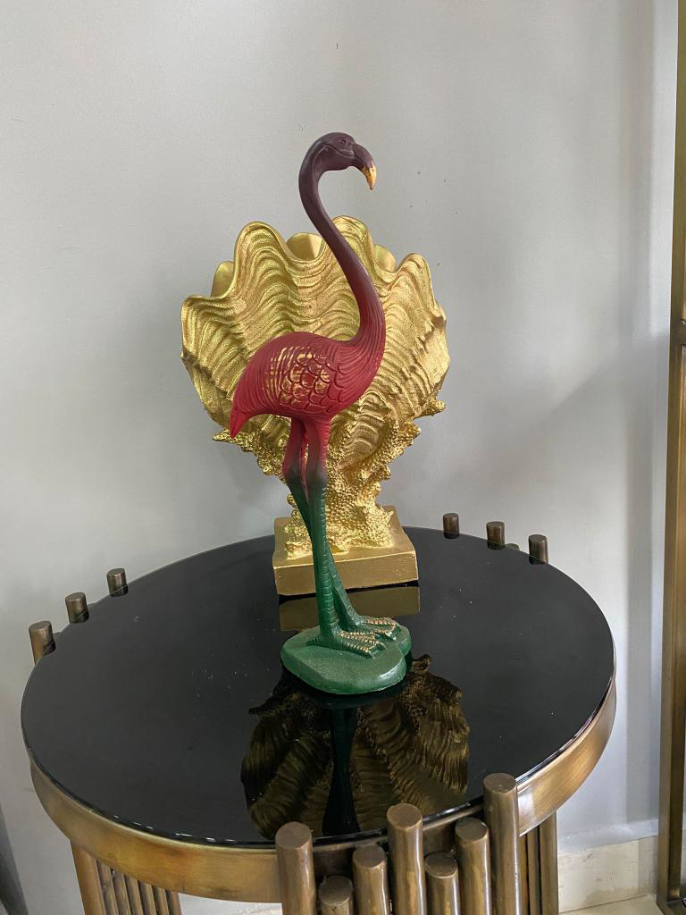 Flamingo Biblo Dekoratif  Heykel Obje