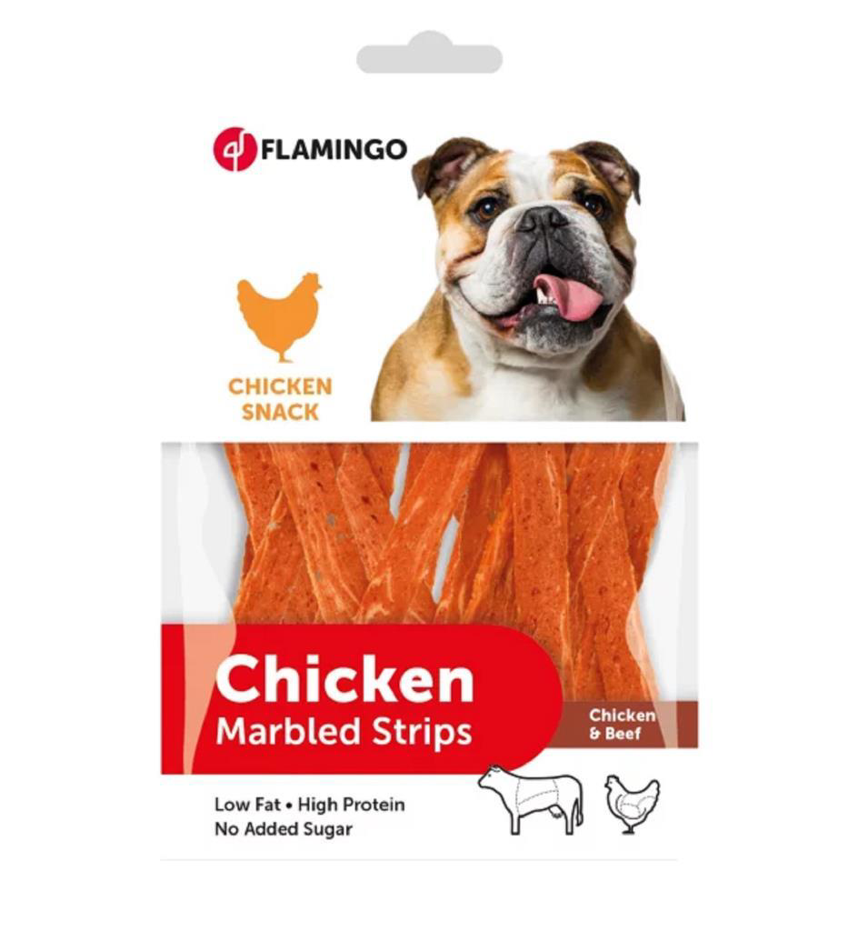 Flamingo Chicken Tavuk ve Biftekli Çubuk Köpek Ödülü 85 gr Flamingo Chicken Tavuk ve Biftekli Çubuk Köpek Ödülü 85 gr