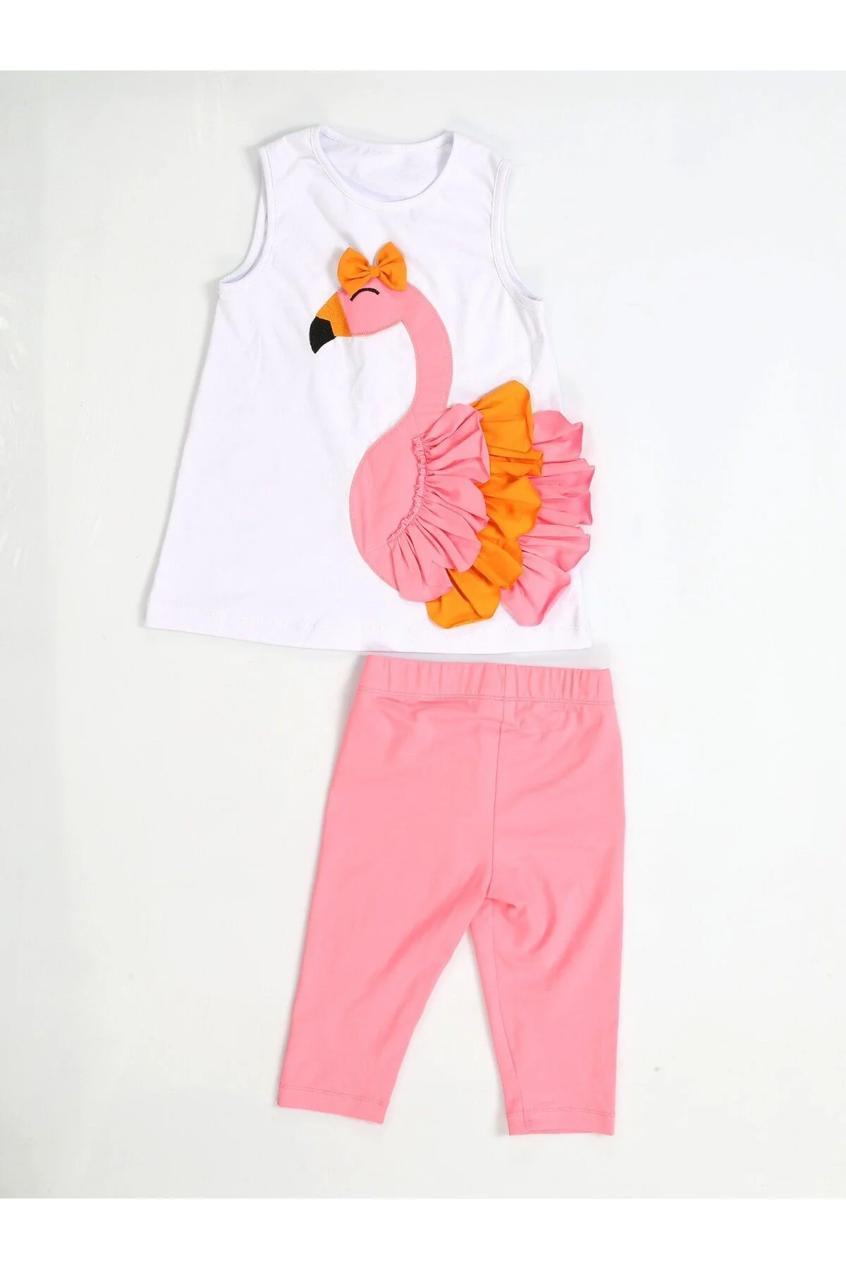 Flamingo Fırfırlı  Tunik Takım