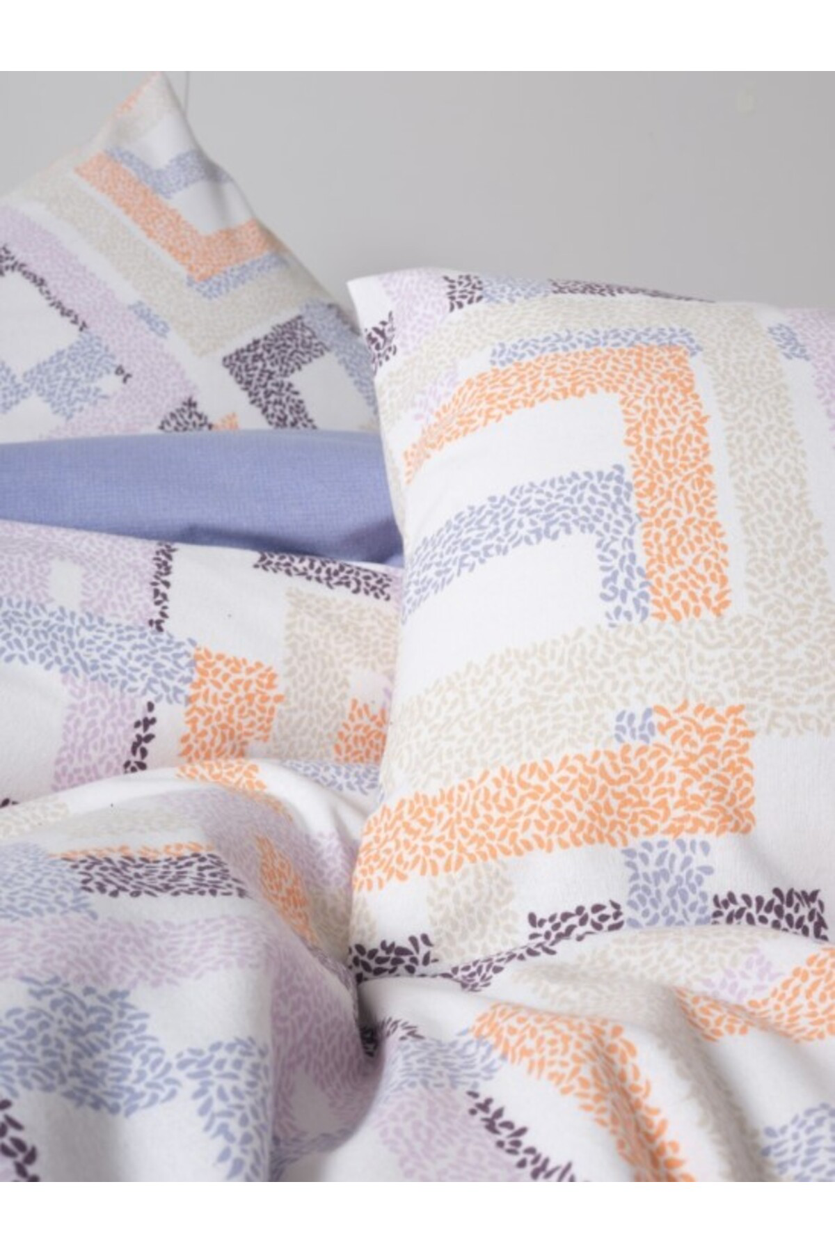 Cpu Elektronik Flanel Nev Takımı Çift Kişilik Hayden Lila