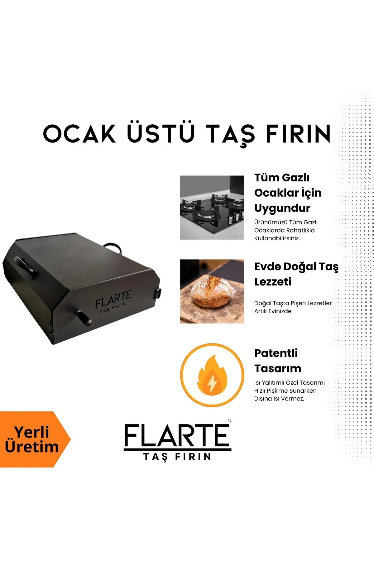 Flarte Ocak Üstü Taş Fırın Fiyatı, Yorumları ve Özellikleri