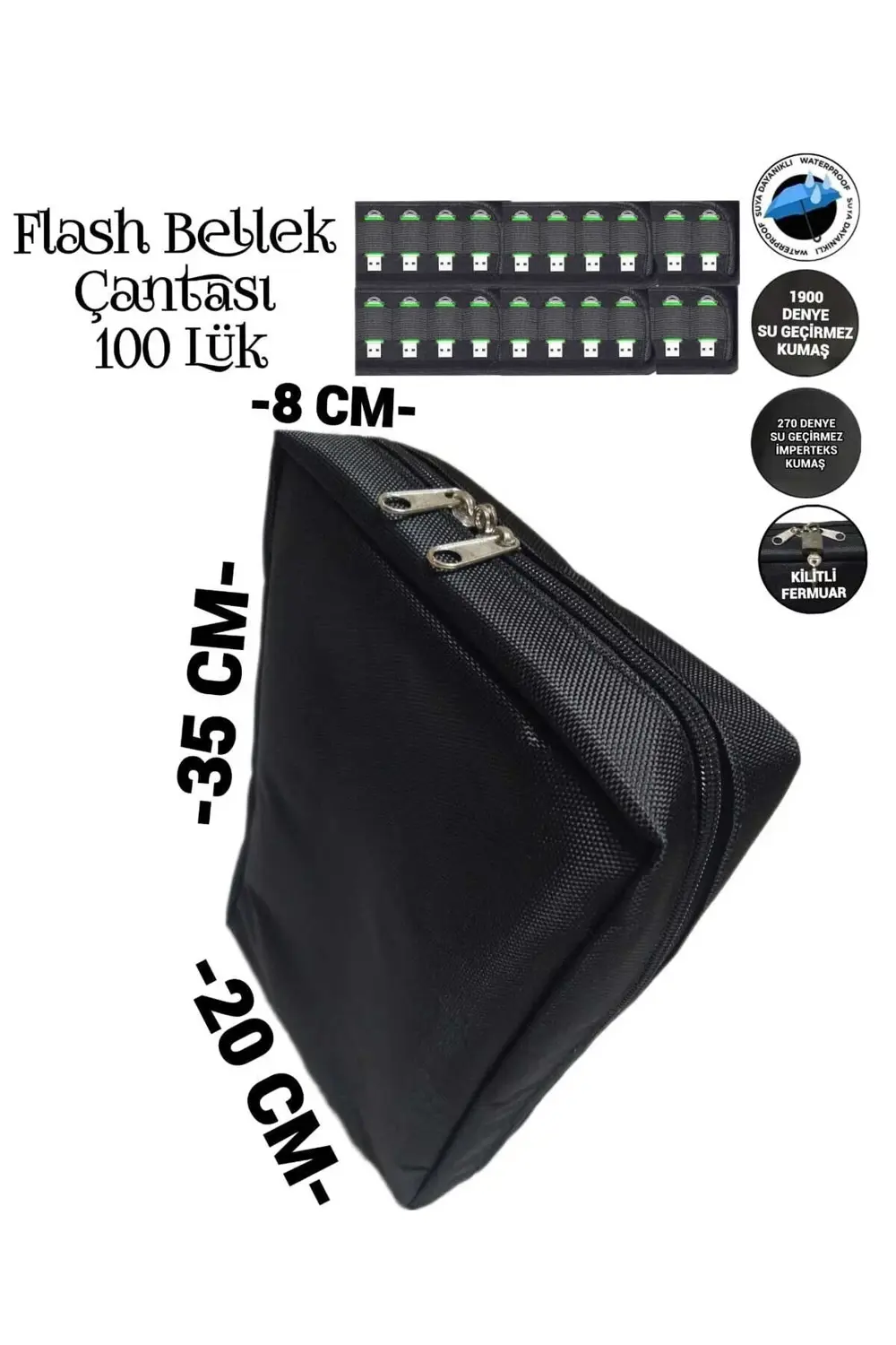 FLASH BELLEK TAŞIMA ÇANTASI 100 LÜK