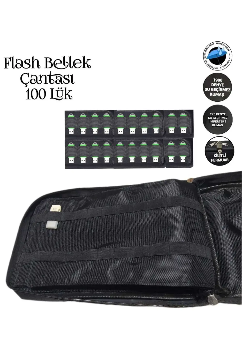 FLASH BELLEK TAŞIMA ÇANTASI 100 LÜK