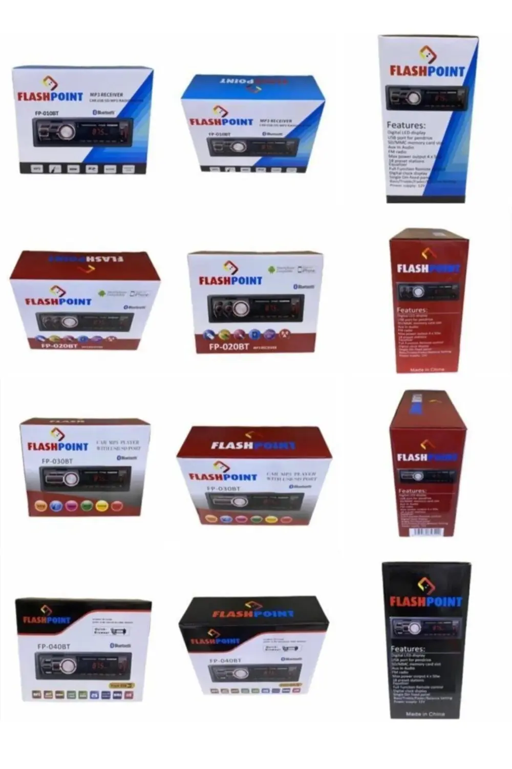 Flash Point Bluethoot Usb Aux Sd Araba Otomobil Teyp - Flash Poin