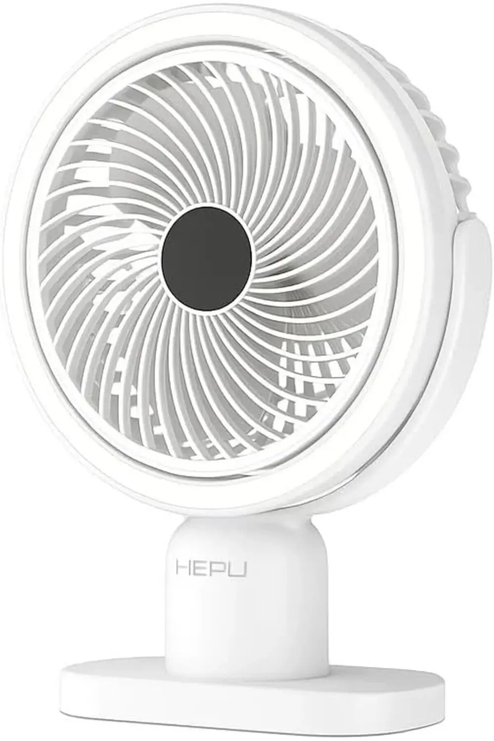 flashtrend Işıklı USB Şarjlı Masaüstü Mini Fan – 3 Kademeli Hız A