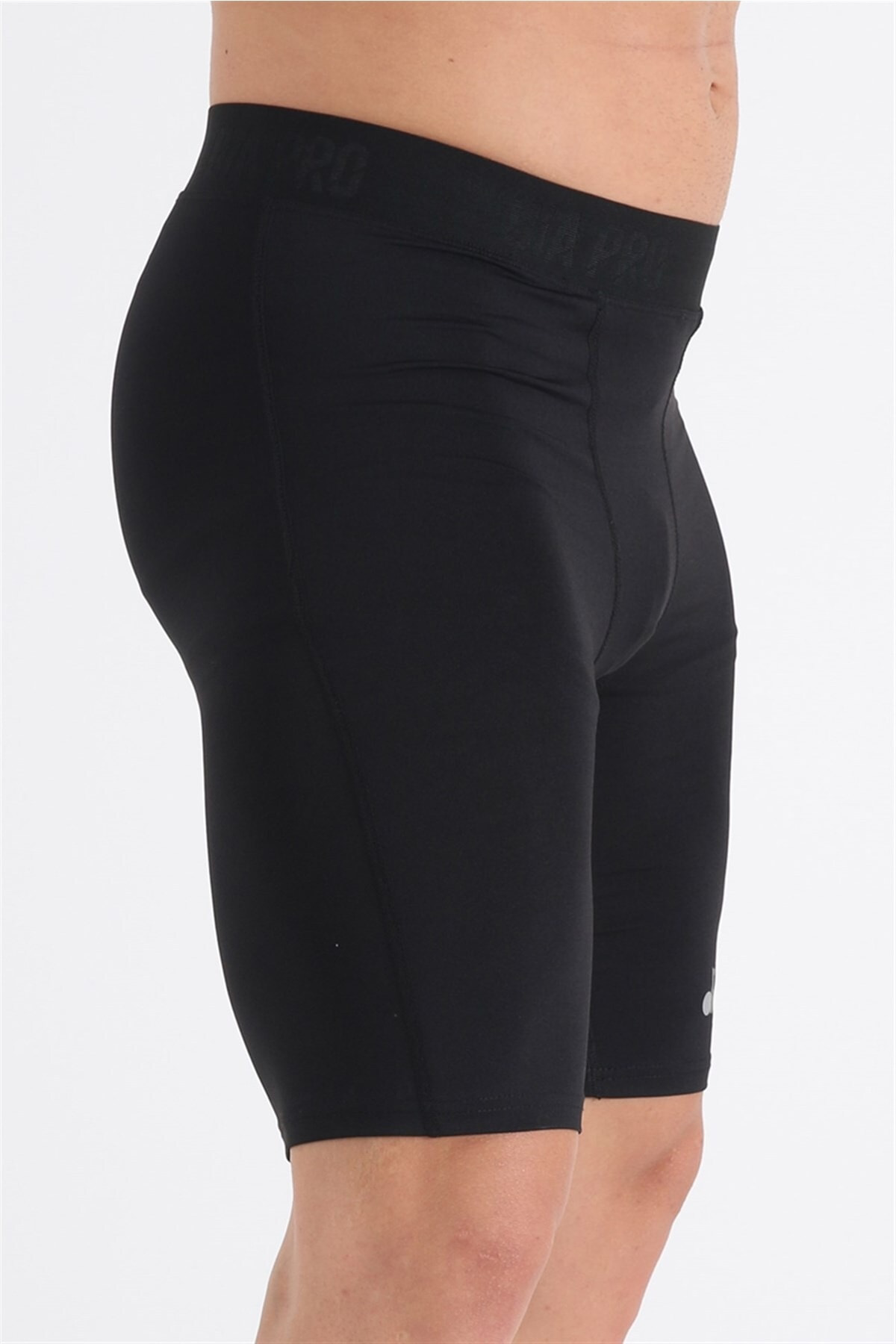 Diadora Flatron Pro - Erkek Siyah Kısa Tayt - Flatronkfs