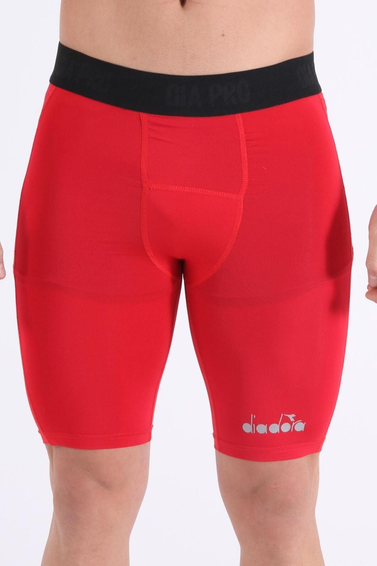 Diadora Flatron Pro Kısa Tayt Kırmızı