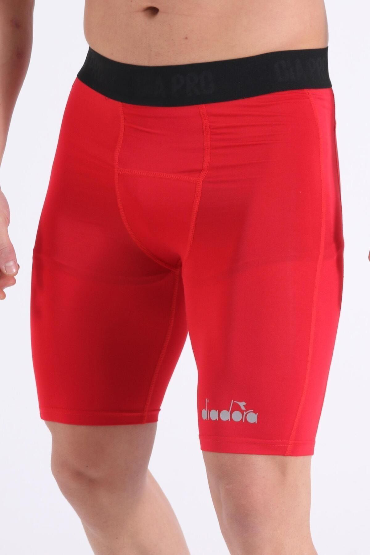 Diadora Flatron Pro Kısa Tayt Kırmızı