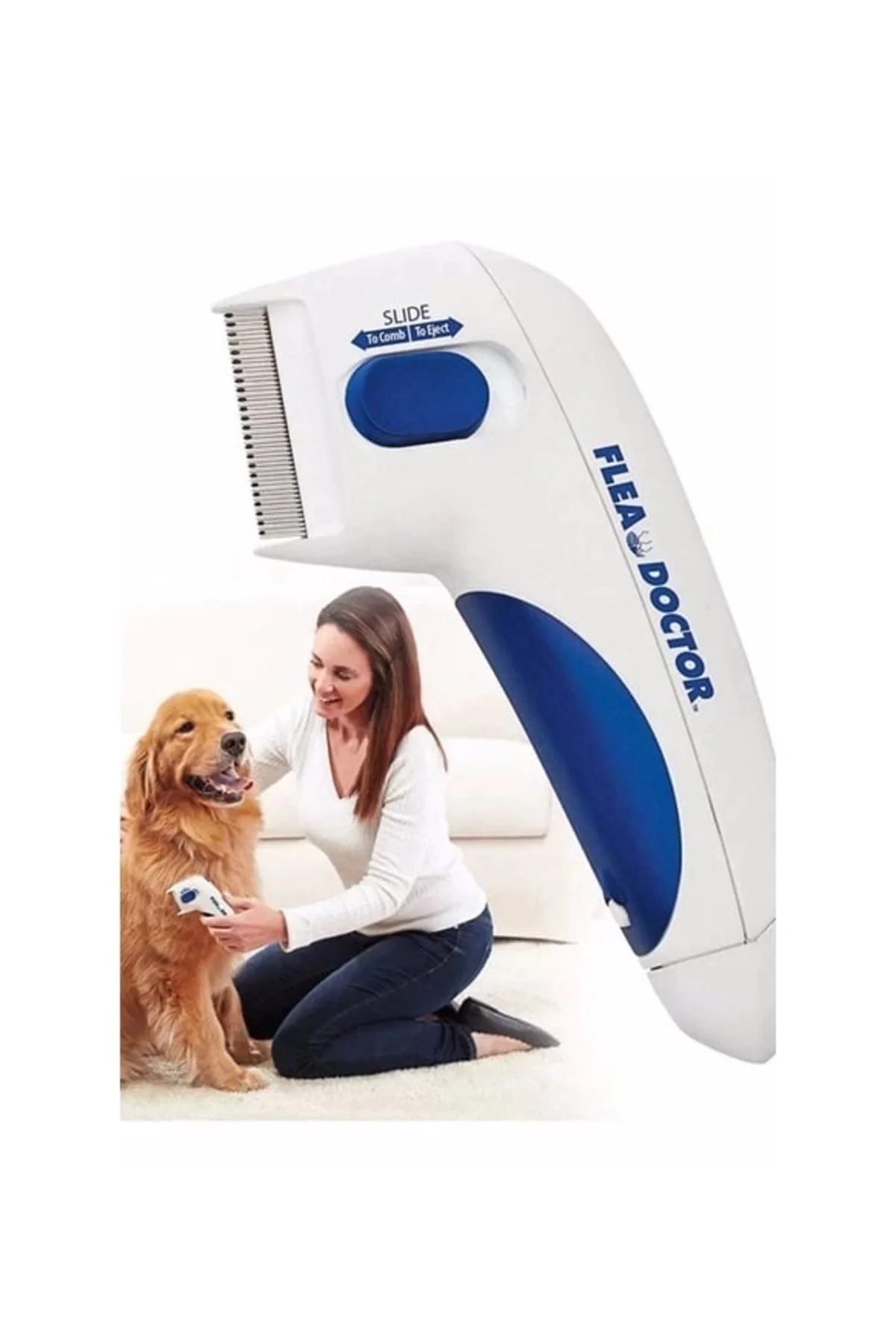 Flea Doctor Kedi Ve Köpekler İçin Pilli Pire Tarağı Flea Doctor Kedi Ve Köpekler İçin Pilli Pire Tarağı