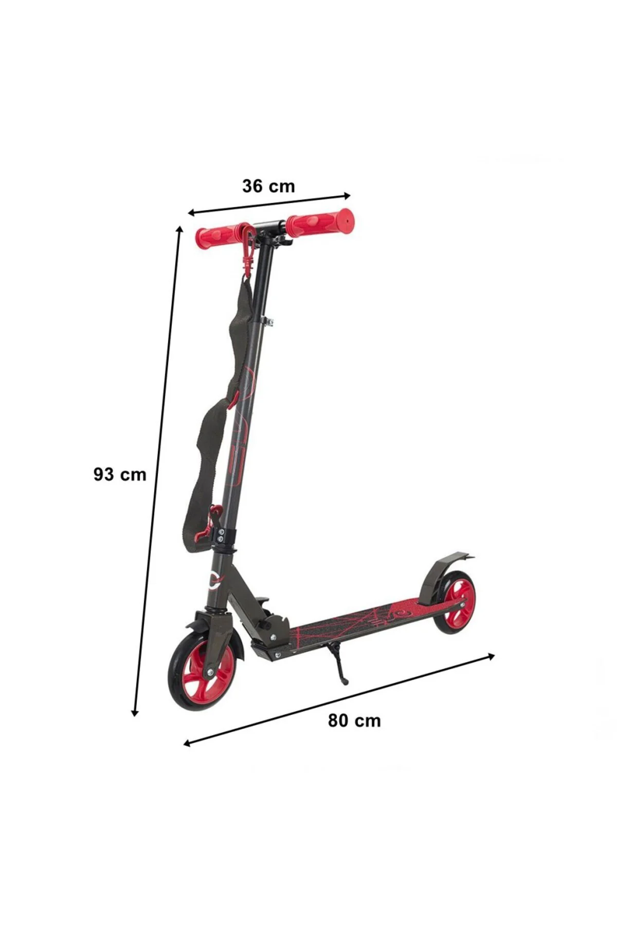 Flexi 2 Tekerlekli Scooter Kırmızı