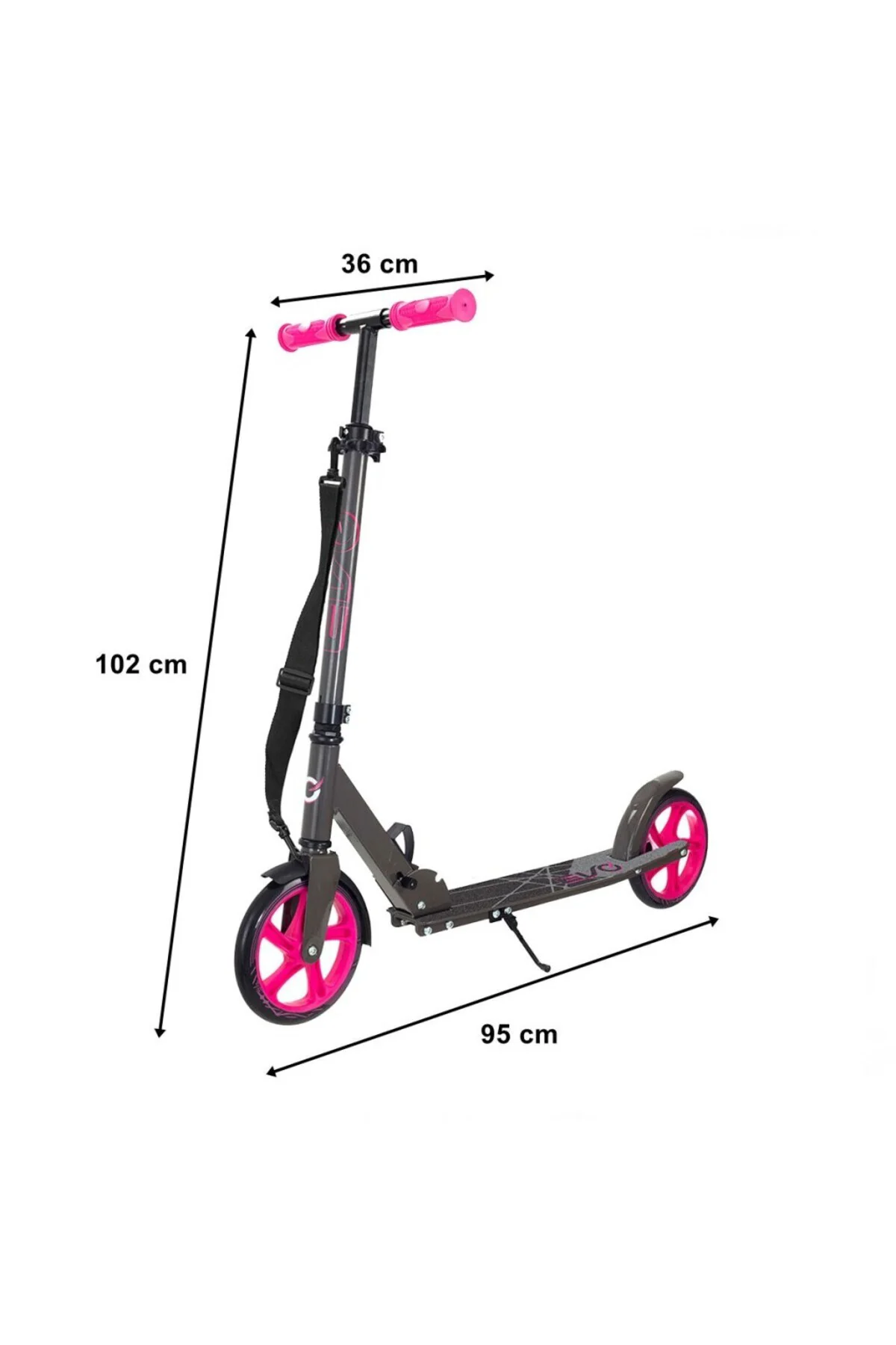 Flexi Max 2 Tekerlekli Scooter Pembe
