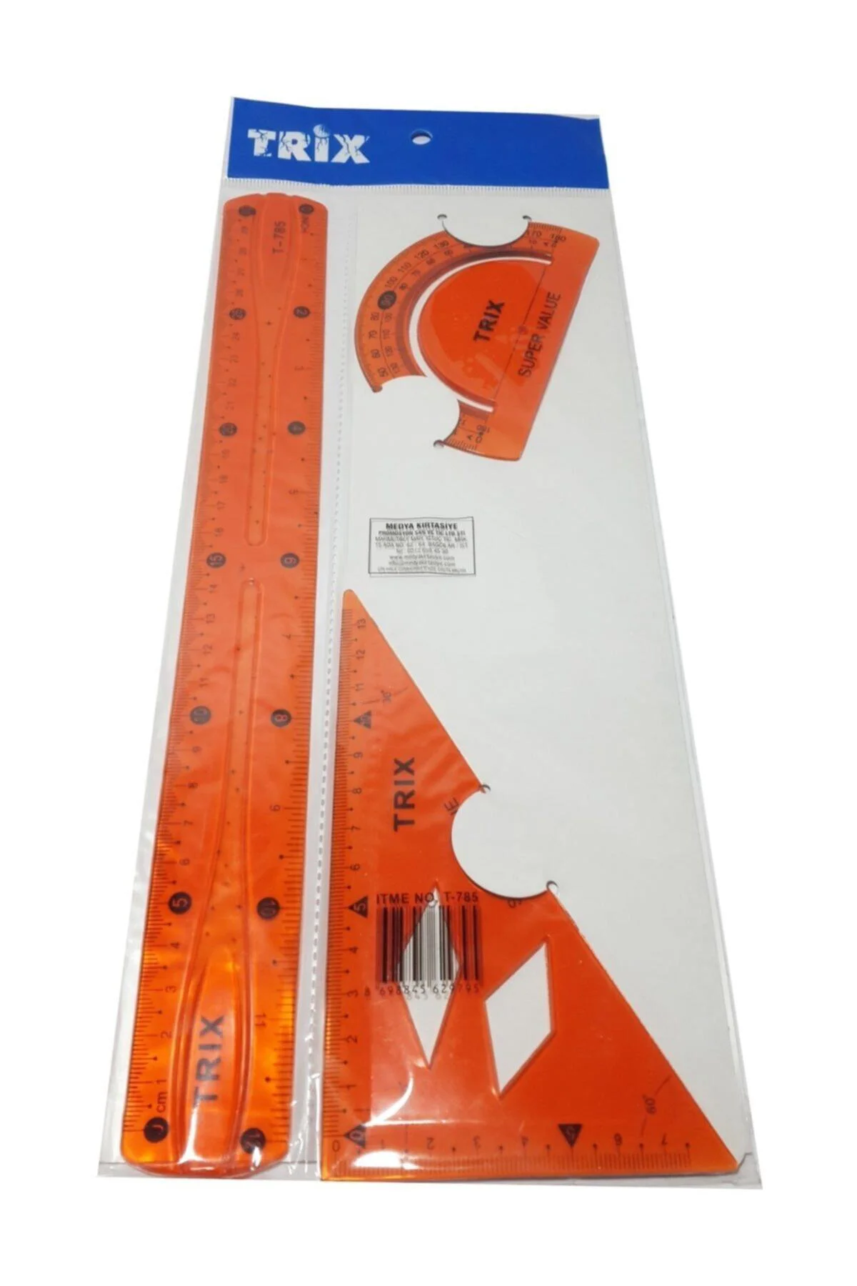 Flexible Kırılmaz Esnek Çizim Seti Ve Cetvel 30 cm