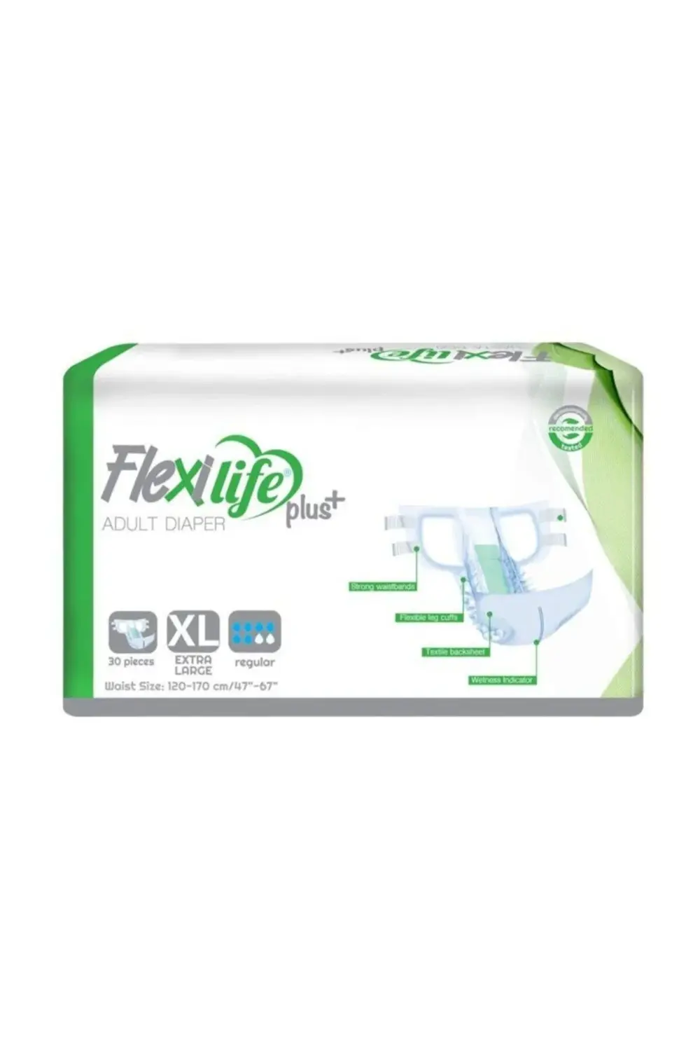Flexilife Plus Belbantlı Xlarge Beden Hasta Bezi 30'lu Paket
