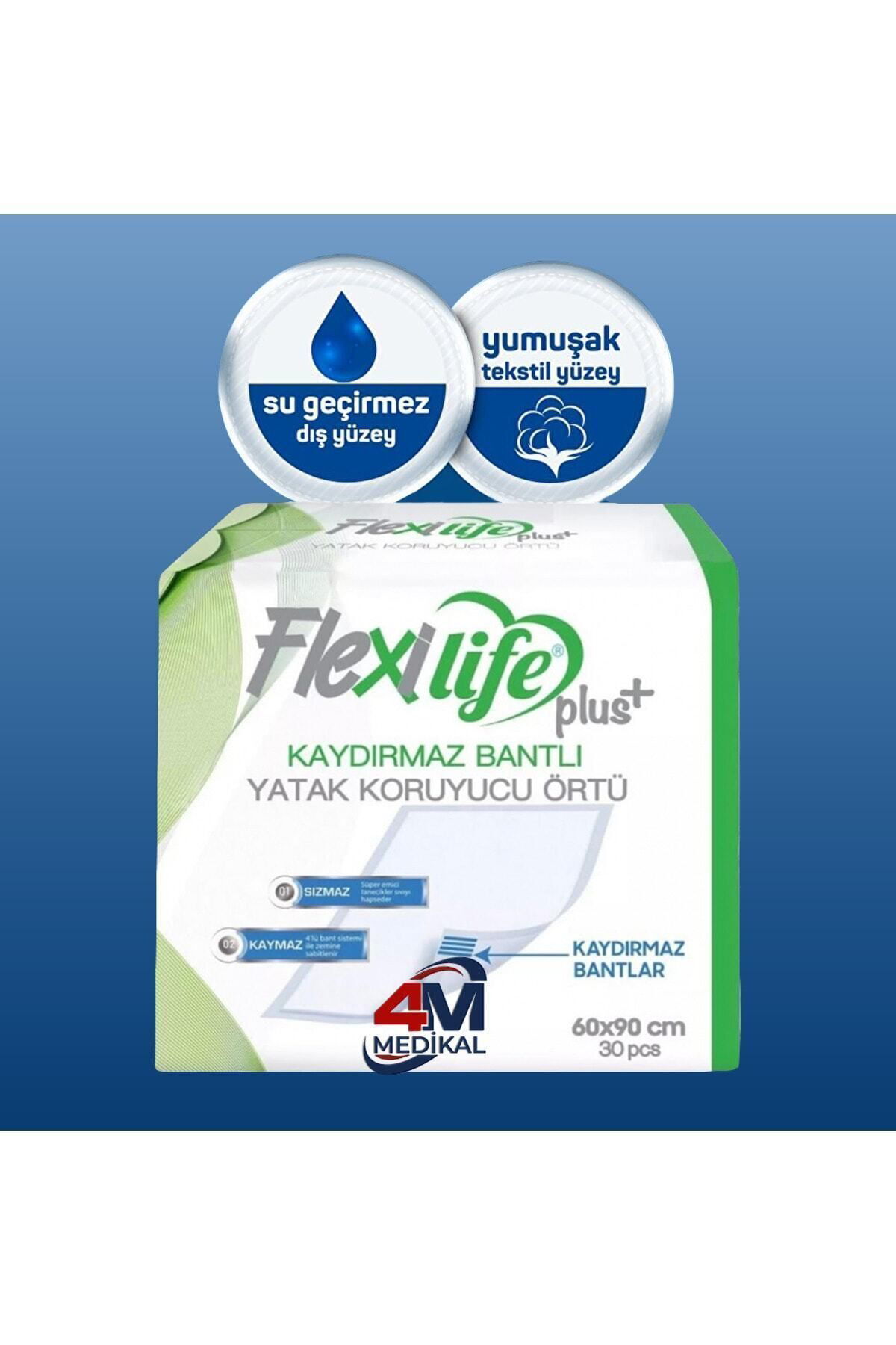 Flexilifeplus Hasta Altı Bezi Kaydırmaz Bantlı Yatak Koruyucu Ört