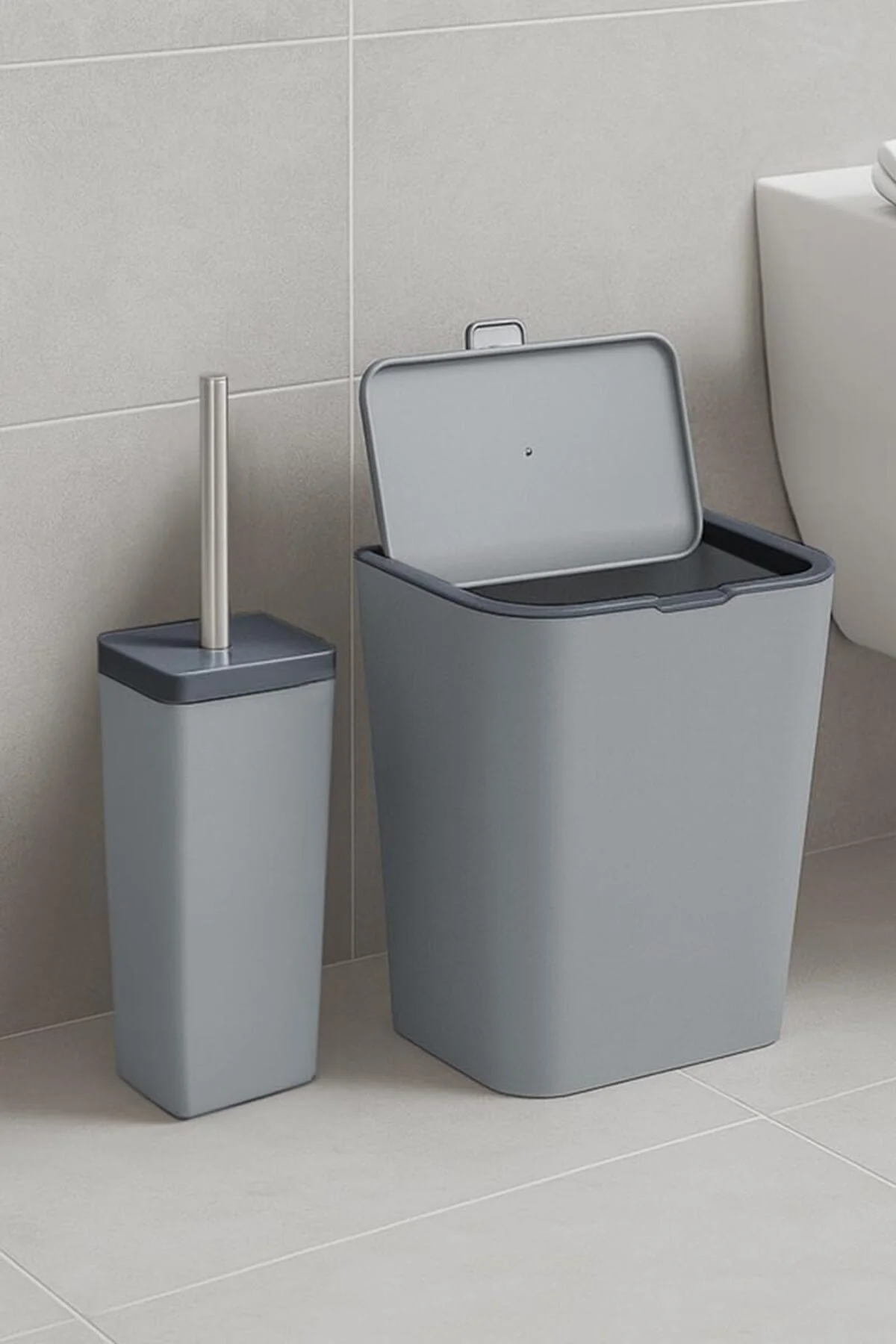 FLİP 2'Lİ BANYO SETİ - GRİ FLİP 2'Lİ BANYO SETİ - GRİ