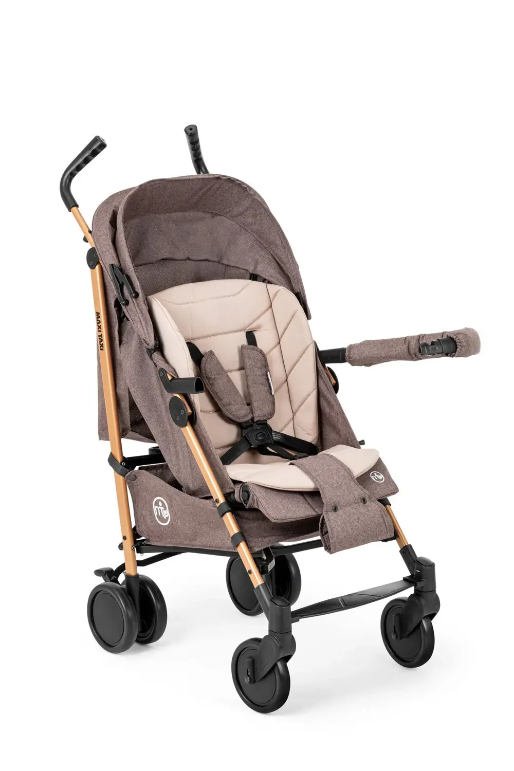 Floki Tam Yatarlı Alüminyum Baston Bebek Arabası