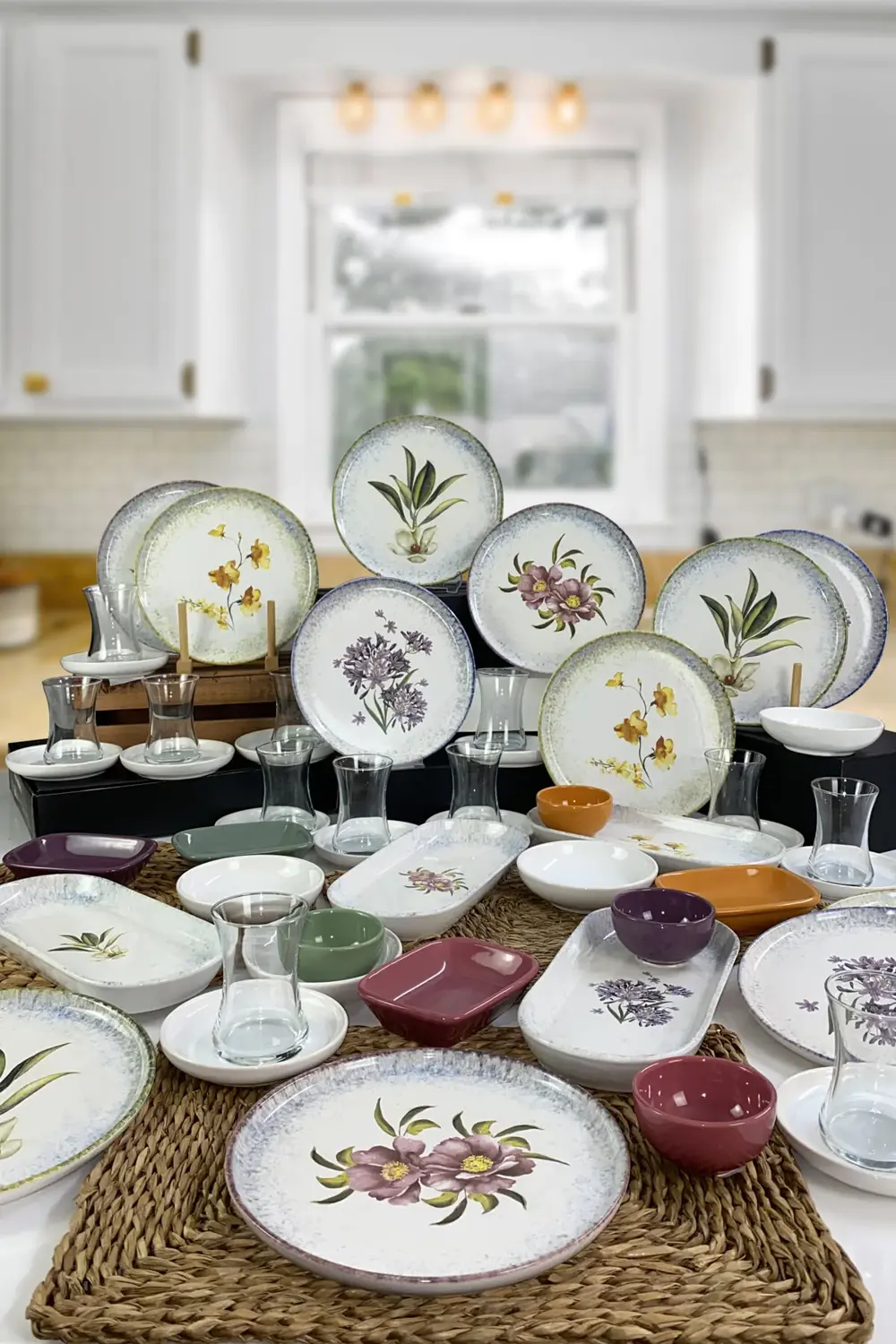 Keramika Flora 52 Parça 12 Kişilik Kahvaltı Takımı