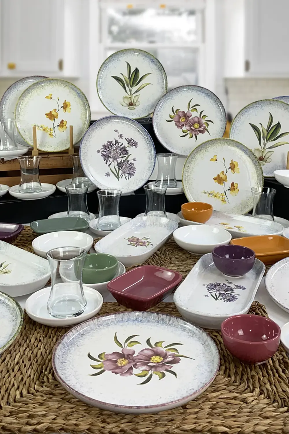 Keramika Flora 52 Parça 12 Kişilik Kahvaltı Takımı