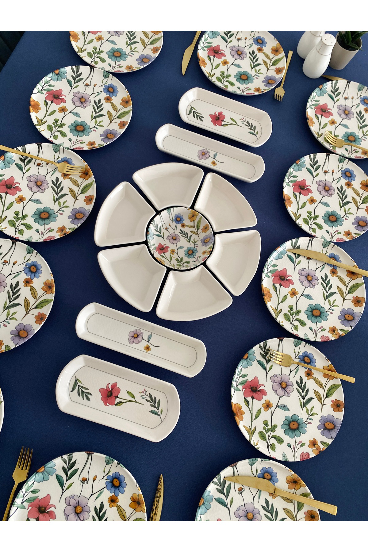 Flora Model 12 Kişilik 23 Parça Kahvaltı takımı