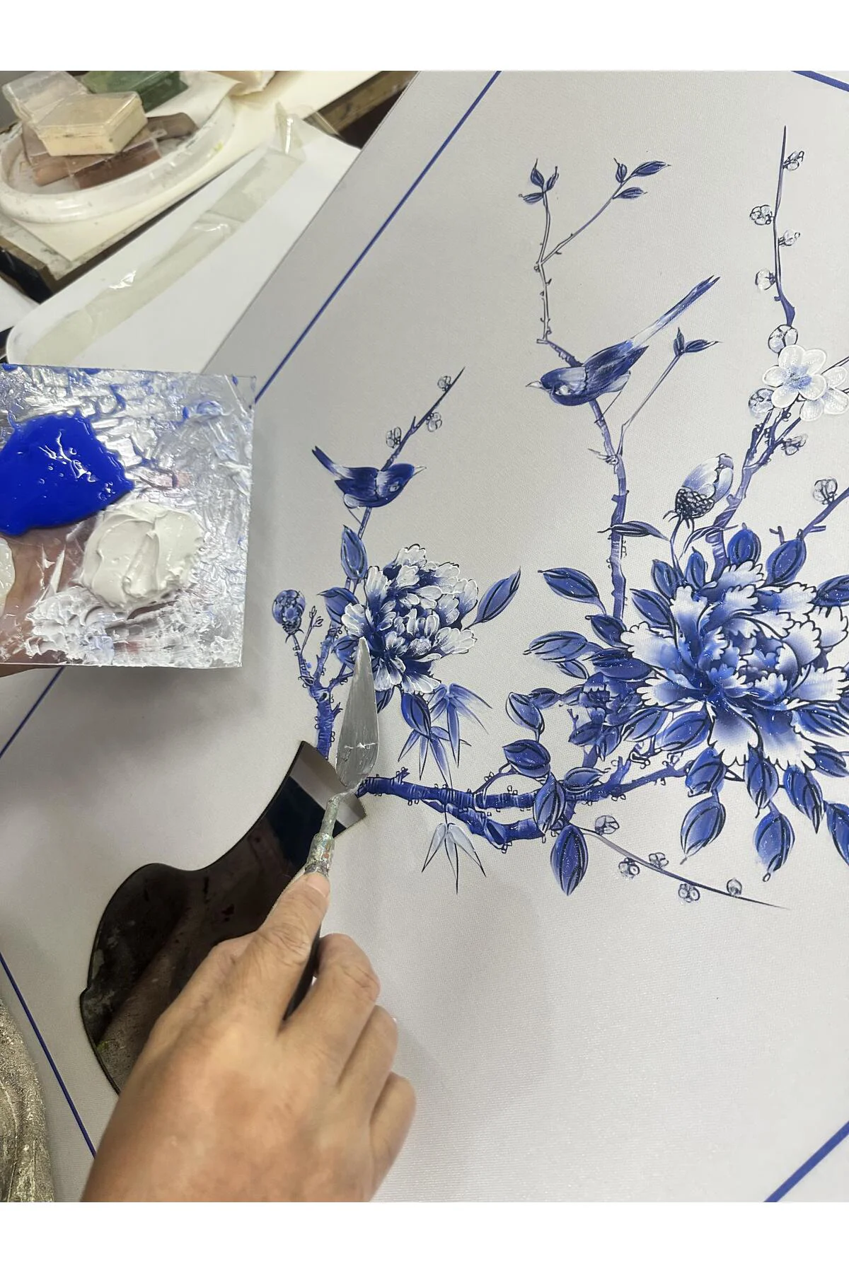 Floral Tablo 60x80x4 cm TBL0091