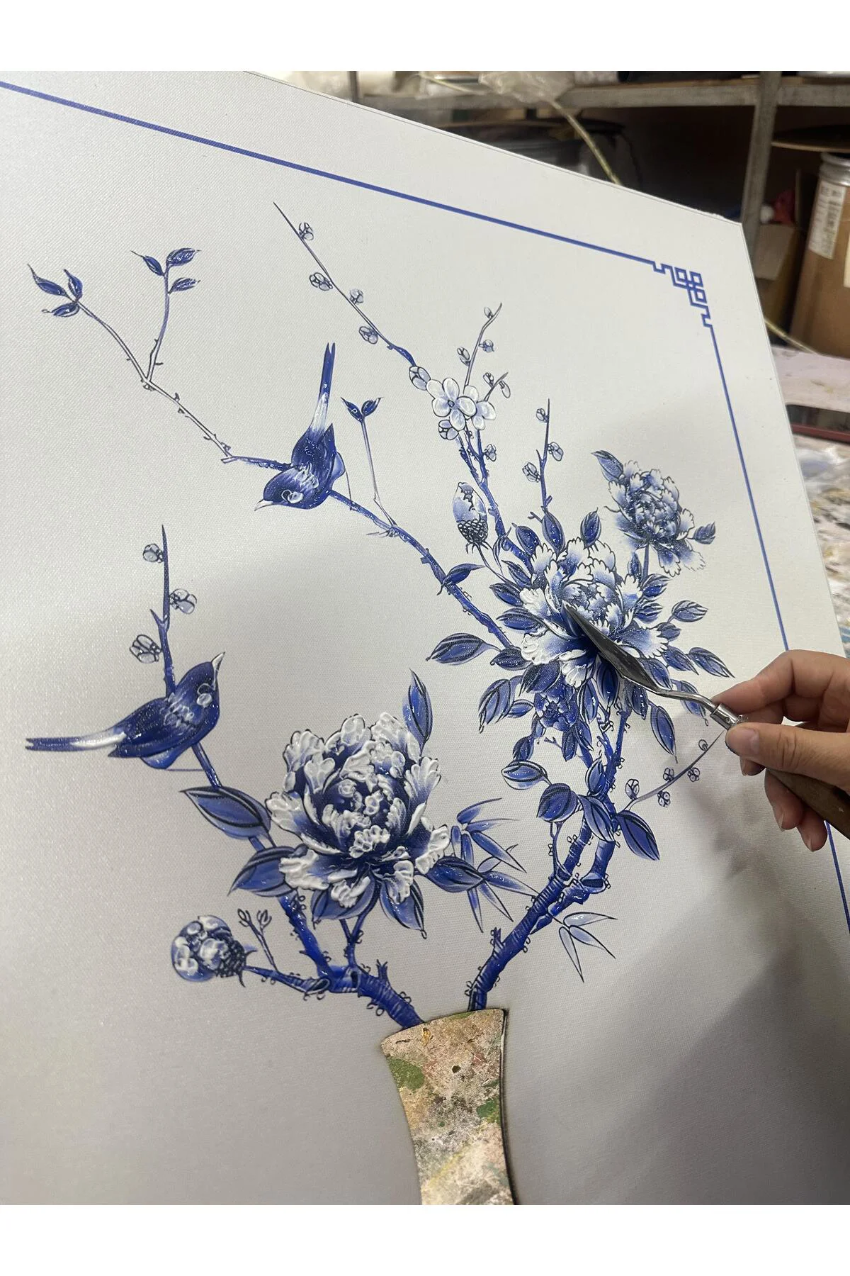 Floral Tablo 60x80x4 cm TBL0091