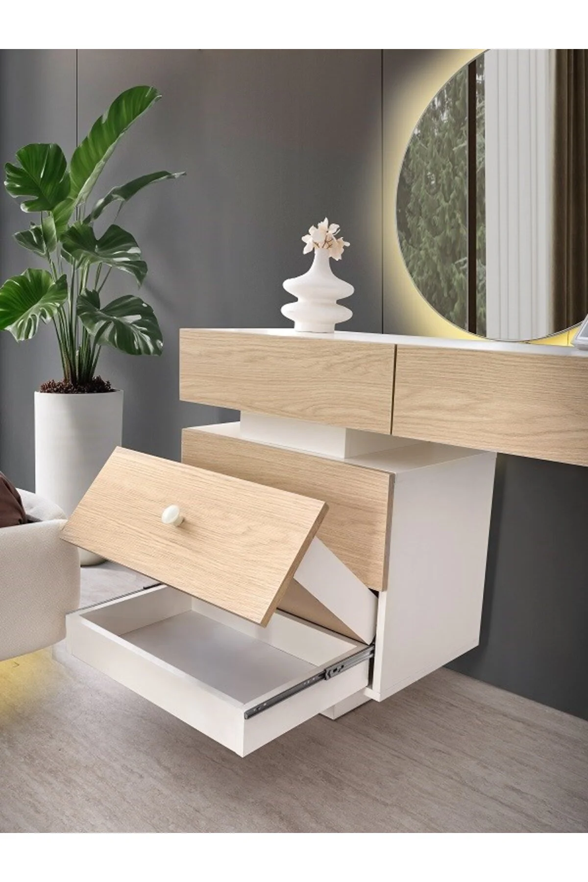 FLORANSA MDF BAZALI YATAK ODASI TAKIMI FLORANSA MDF BAZALI YATAK ODASI TAKIMI