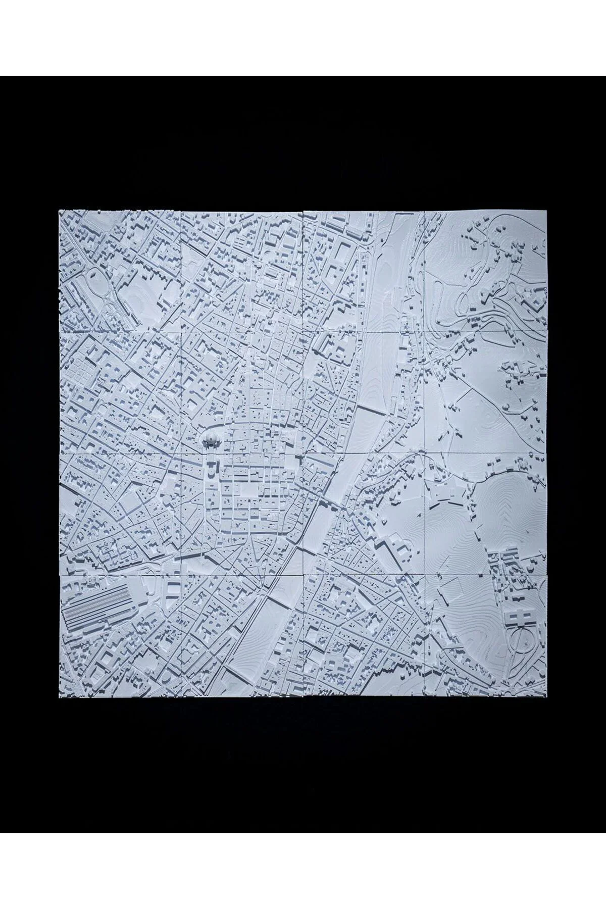 Florence Üç Boyutlu Şehir Silüeti Dekoratif Minimalist Duvar Tabl