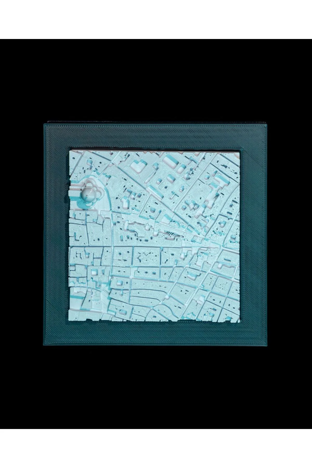 Florence Üç Boyutlu Şehir Silüeti Dekoratif Minimalist Duvar Tabl