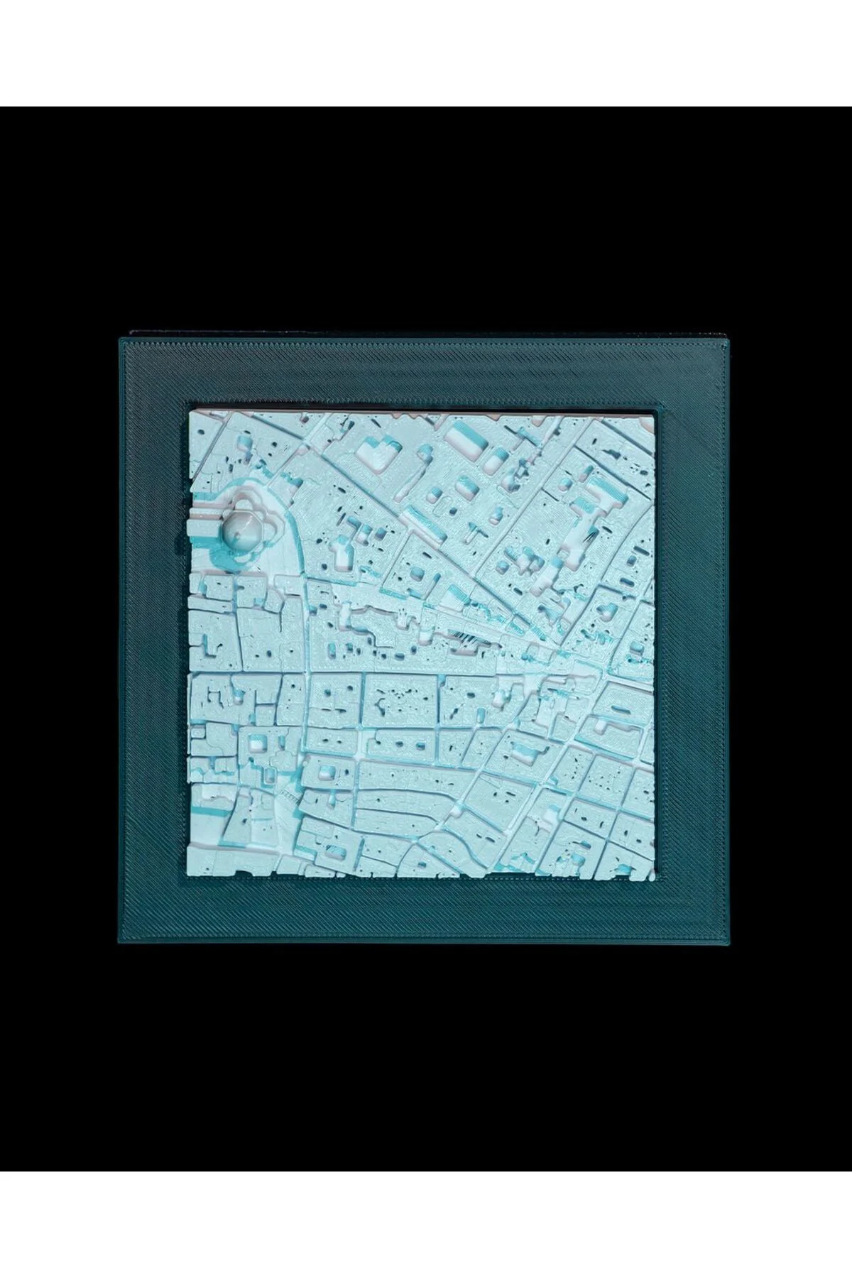 Florence Üç Boyutlu Şehir Silüeti Dekoratif Minimalist Duvar Tablosu Floransa Tablo 15CM