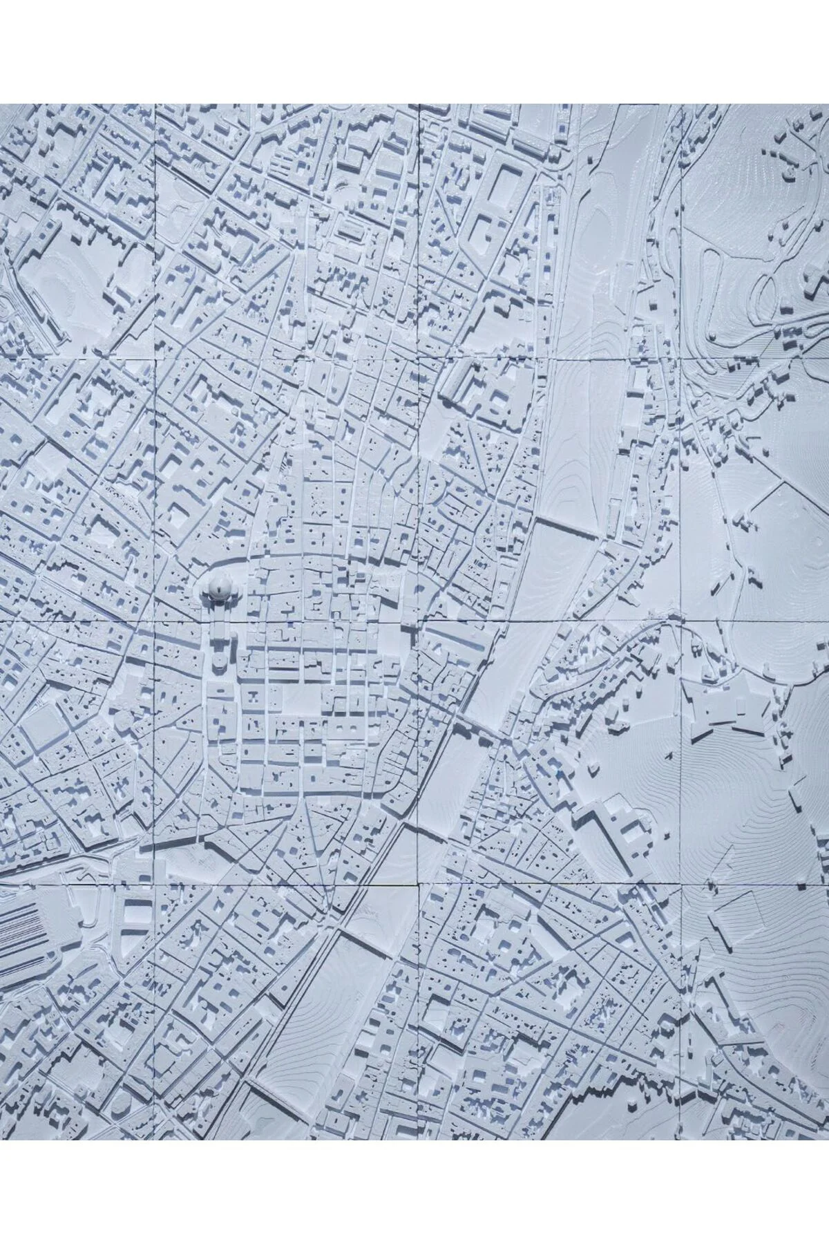 Florence Üç Boyutlu Şehir Silüeti Dekoratif Minimalist Duvar Tablosu Floransa Tablo 15CM